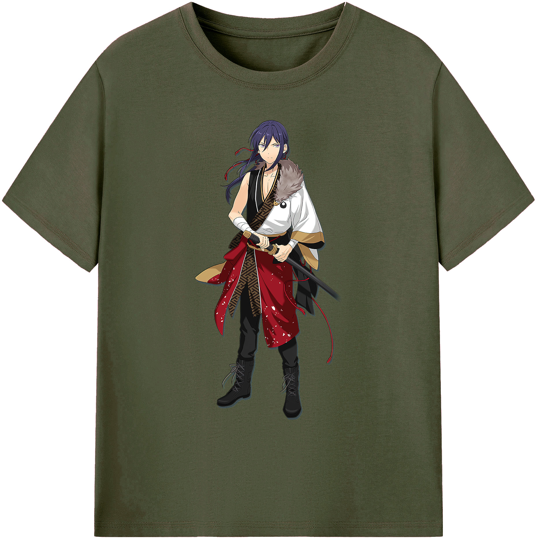（画像用） あんさんぶるスターズ! Ensemble Stars 綿100％ メンズ半袖Tシャツ｜肌触りやわらか＆通気性